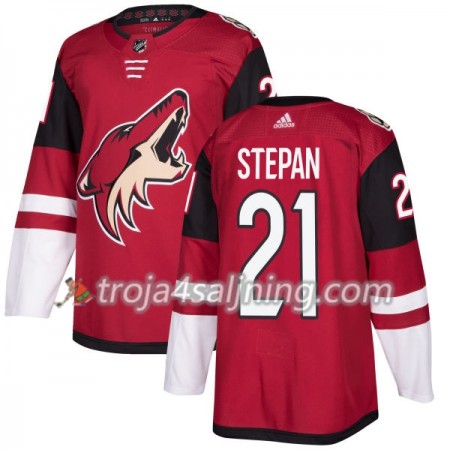 Arizona Coyotes tröja Derek Stepan 21 Adidas 2017-2018 Maroon Authentic - NHL Tröjor Herr